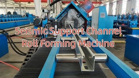 Seismic Support Channel Roll Forming Machine#solar strut channel making machine