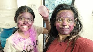 Holi Full Vlog Masti Enjoy Eating Rupa Paridhi Vlogs