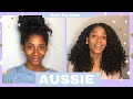 FIRST TIME USING AUSSIE HAIR PRODUCTS - AMAZING RESULTS