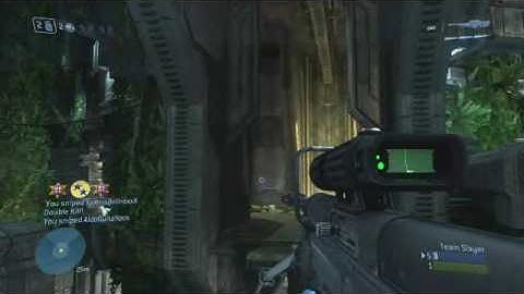 Double Kill With One Shot & No Scope - Halo 3