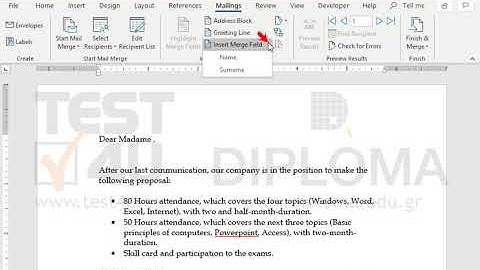 The document has already been defined as a letter. Set the colleagues file saved in the...