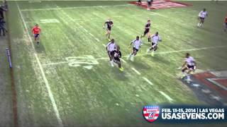 All Blacks Sevens vs. Fiji Rugby at the 2013 USA Sevens Rugby