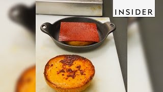 Plan Check Kitchen + Bar serves ketchup leather on their burgers