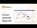 Create infrastructure and network diagrams quickly and easily in drawio