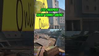 CS2 Overpass Short Tunnel Smoke! #cs2 #counterstrike2