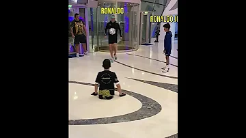 Ronaldo & Junior Rare Moments 😅