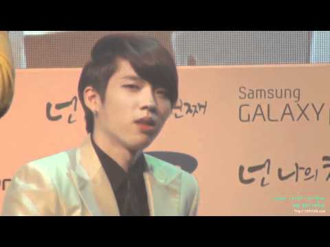 120413 Galaxy Player Party - Woohyun Aegyo ♥♥.mp4