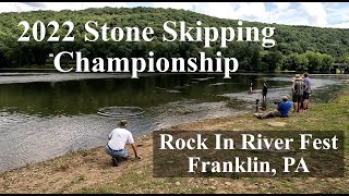 STONE SKIPPING CHAMPIONSHIP: Rock In River 2022 | PROFESSIONAL (Full Length) Stoneskipping