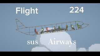 Flight 224 SUS AIRWAYS plane crash✈️💥 || melon playground