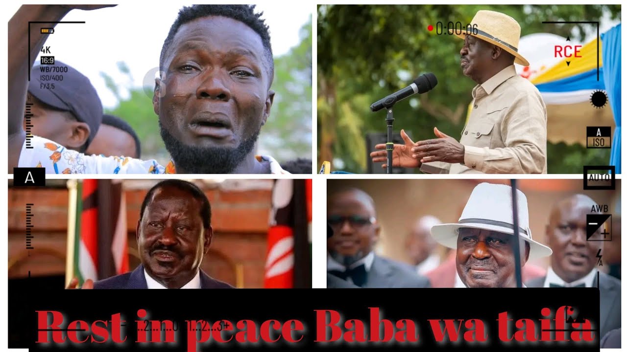 RAILA ODINGA (BABA WA TAIFA) OFFICIAL MUSIC AUDIO  BY PRITTY B - RIP BABA