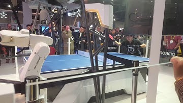 Omron Forpheus Ping Pong Playing Robot CES 2019