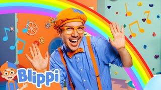 blippis rainbow day song blippi wonders educational videos for kids