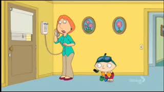 Family Guy Stewie waits for Lois to get off the phone 📞