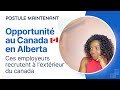 Nouveau programme d’immigration en Alberta avec la liste des employeurs qui recrutent à l’extérieur