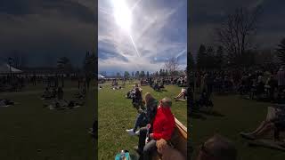 TOTAL ECLIPSE 2024 CORNWALL ONTARIO!!