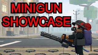 Minigun Showcase! How to Get It   Is It Worth It? Survive The Apocalypse - Roblox