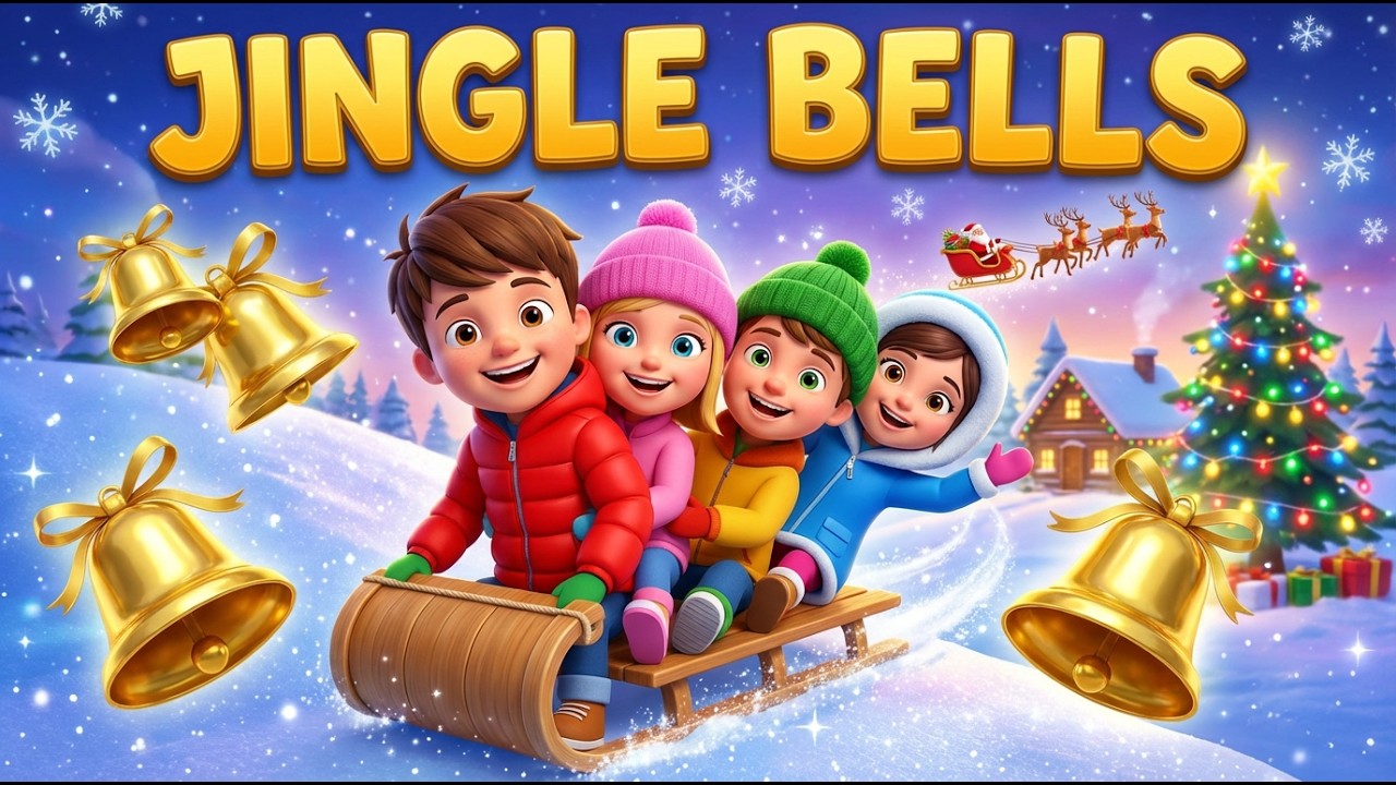 Jingle Bells | Christmas Song for Kids | Fun Winter Animation & Nursery ...