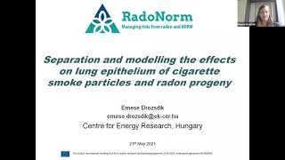 06 Emese Drozsdik; EK (WP3) - 2nd PhD/ECR Day | RadoNorm
