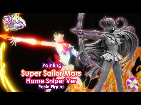 Bringing Super Sailor Mars to life with a Badass🔥Paint Job - 🌙 Sailor Moon 30th anniversary ❤️