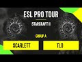 SC2 - Scarlett vs. TLO - DH SC2 Masters - Summer 2020 - Group A - NA