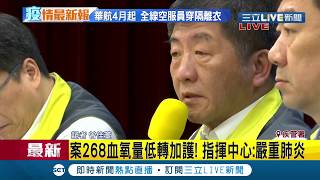 #三立最新 案268案情複雜就診6次才確診! 指揮中心歸類為嚴重肺炎已轉加護病房 患者曾到過這些地方...│記者 曾佳萱│【LIVE大現場】20200329│三立新聞台