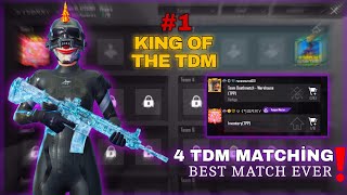 India's No.1 TDM Player Rwon defeats Four Players in TDM Battle🔥- 150 Ping vs 30 Ping | PUBG Mobile