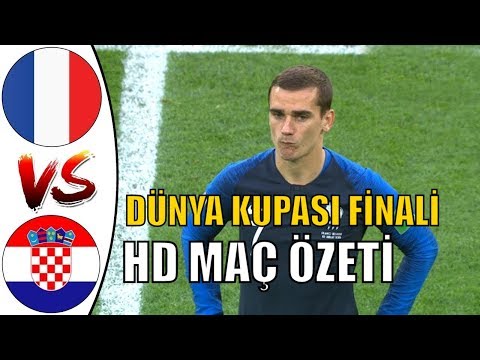 FRANSA 4-2 HIRVATİSTAN - DÜNYA KUPASI FİNAL MAÇ ÖZETİ