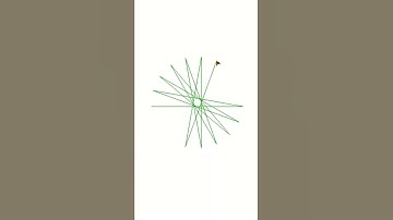 Python Turtle | Red-Green Star Pattern
