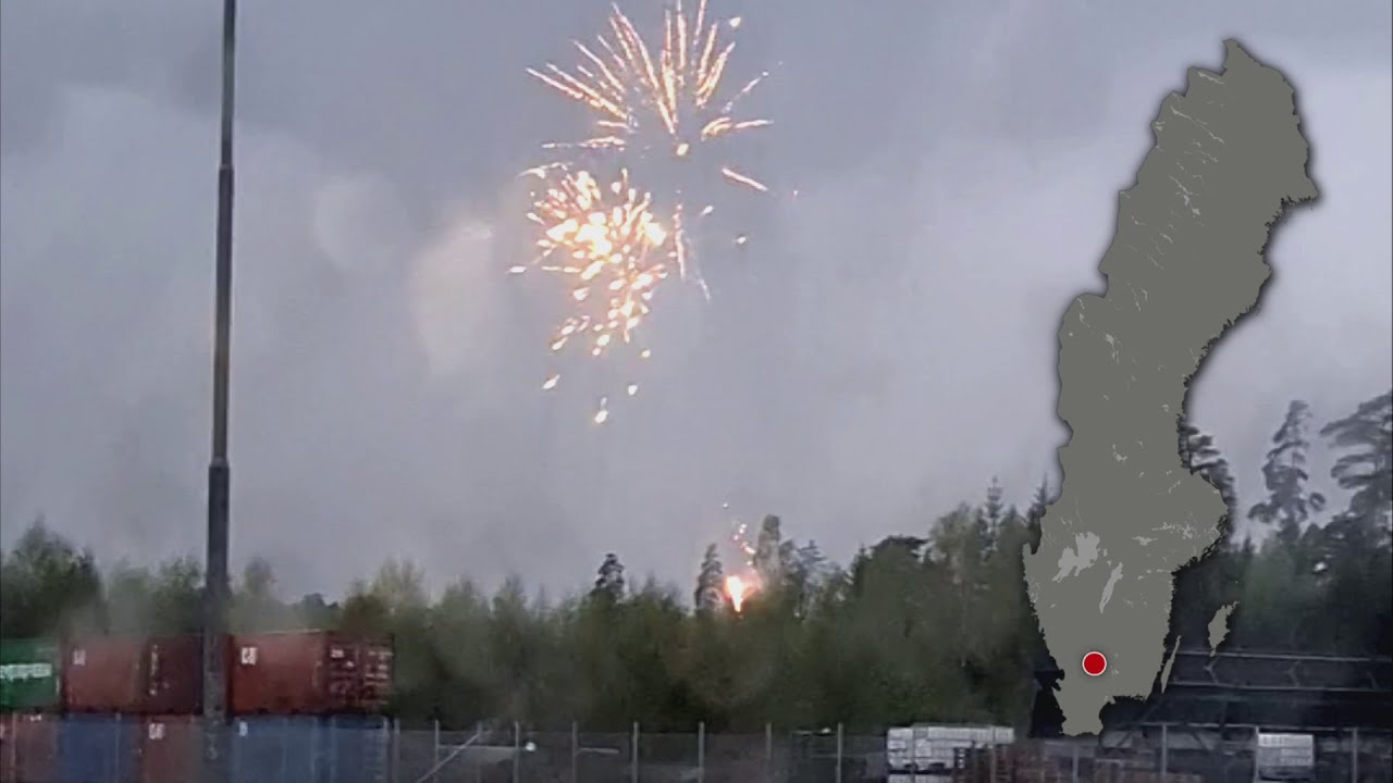 Explosion i fyrverkerilager, Ljungby TRAILER