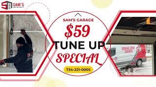 Your garage door is a 500 pound falling hazard. It is currently begging you for medical help.
