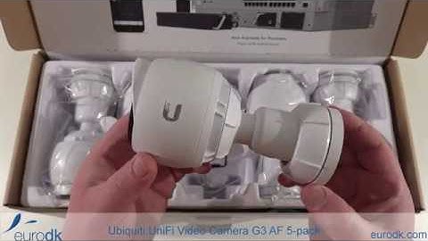 Ubiquiti UniFi Video Camera G3 AF 5-pack (UVC-G3-AF-5) QUICK UNBOXING & SPECIFICATIONS 4K
