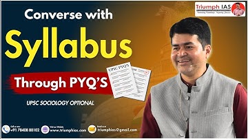 Converse with Syllabus through PYQ