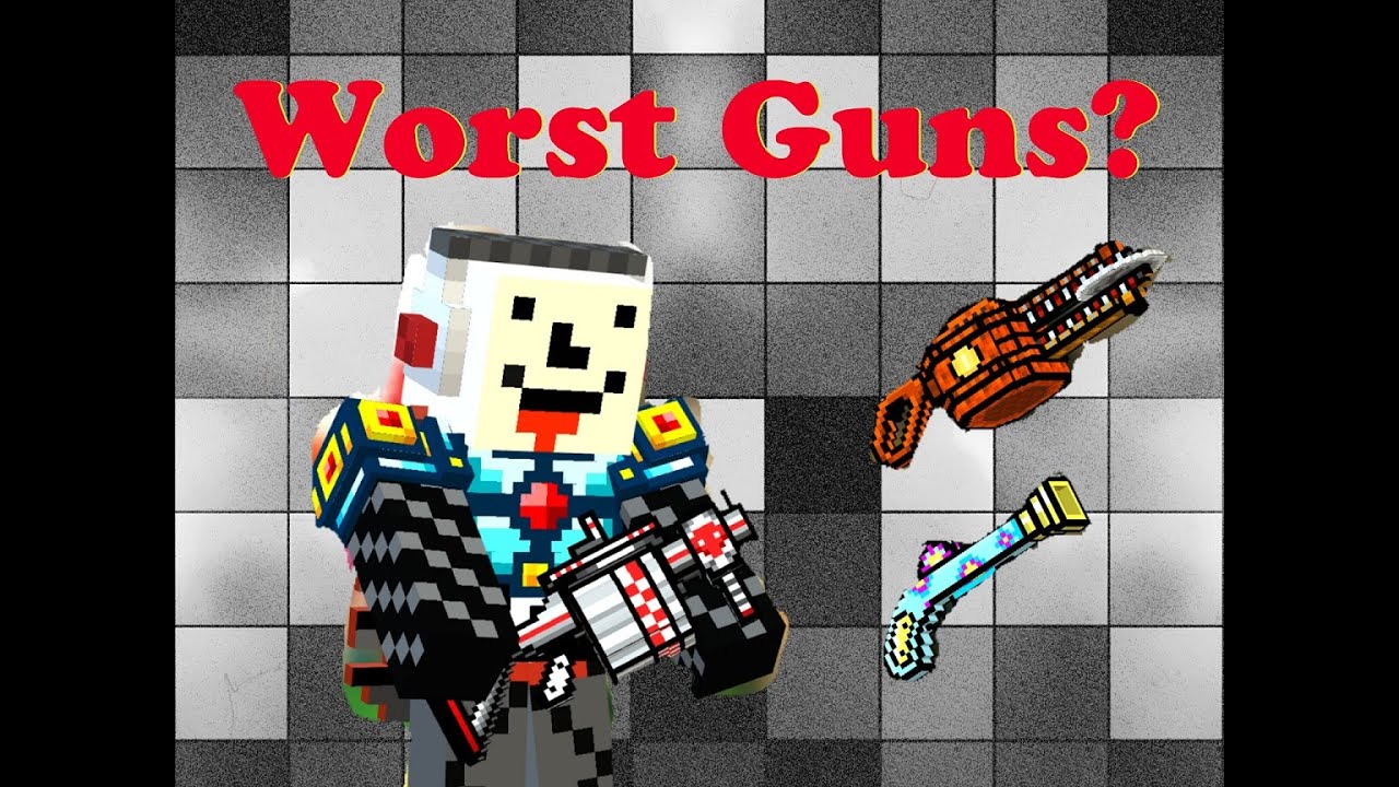 Pixel Gun 3D: Worst Guns? (iOS/Andriod) Old Version 8.1