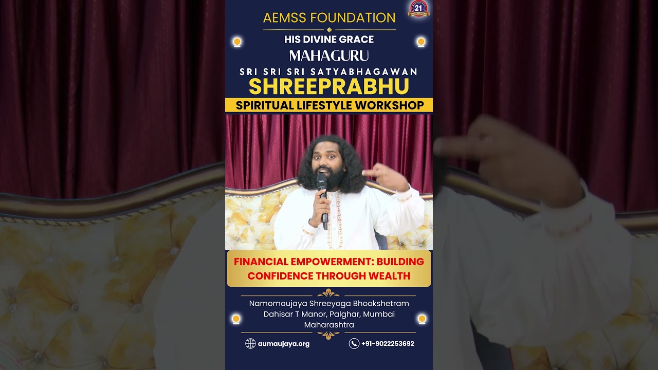 Financial Empowerment : Building Confidence through Wealth | MahaGURU | Spiritual Lifestyle Workshop