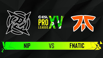 NiP vs. fnatic - Map 1 [Mirage] - ESL Pro League Season 15 - Group A