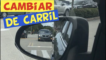 ¿Cómo cambiar de carril con seguridad?