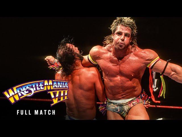 FULL MATCH — Ultimate Warrior vs. Randy Savage - Retirement Match: WrestleMania VII class=