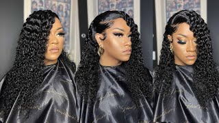 SIMPLE EASY DIY | Removable Deep Wave Lace Closure Wig | Beauty Supply Hair