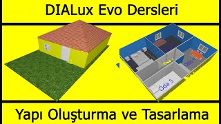 Dialux Evo Dersleri - 1- Yapı Oluşturma Ve Tasarlama Ürkçe 