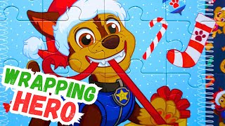 PAW PATROL's Gift Wrapping Adventure CHRISTMAS PUZZLE Solving Jigsaw PUZZLE for KIDS @PlayandClay screenshot 4