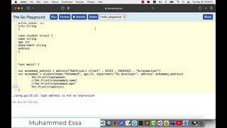 10   Go | User defined type   Struct & Embedded Struct
