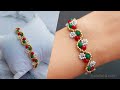 Bacelet Making With Beads//Beads Jewelry Making// Useful & Easy.