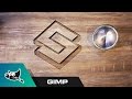 GIMP Tutorial: Carved Wood Logo Mockup