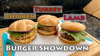 Unconventional Burgers | Chicken Burger | Lamb Burger | Turkey Burger | Blackstone Griddle Recipes