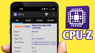HOW TO CHECK YOUR ANDROID PHONE CPU - CHECK CPU TEMPERATURE, RAM, SPEED, Sensor CPU-Z screenshot 2