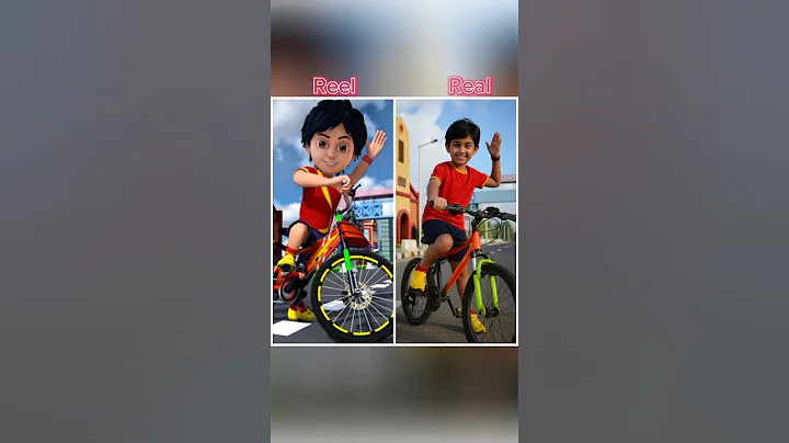 Shiva cartoon characters in real life 🔥#shorts#youtubeshorts thumbnail