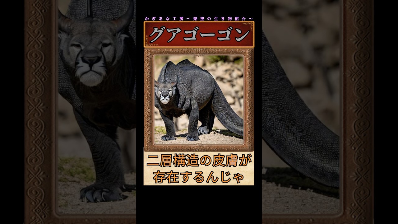 鉄壁の防御に隠された弱点?グアゴーゴンについてご紹介 #かぎあな紹介 #shorts
