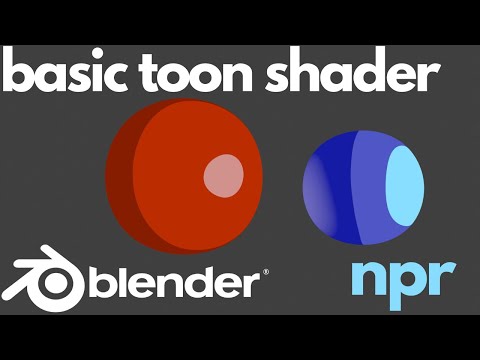 Blender Toon Shader Tutorial  - How To Make Basic Easy NPR Toon Shader ( Blender Tutorial )