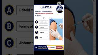 💉 90% Students Wrong This Injection Question 😳 | NORCET 11 MCQ #norcet