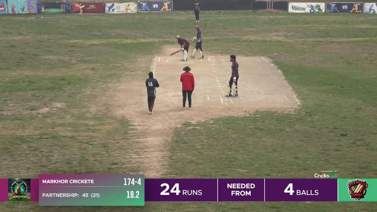 Karachi Challenge Cup1/ 26-01-2026/ Pirmahal Strikers vs Markhor Cricketers